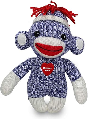 Miniatura 4 de Plushland Personaliza el adorable mono calcetín, el original juguete de peluche tradicional tejido a mano, regalo para niños, bebés, adolescentes,
