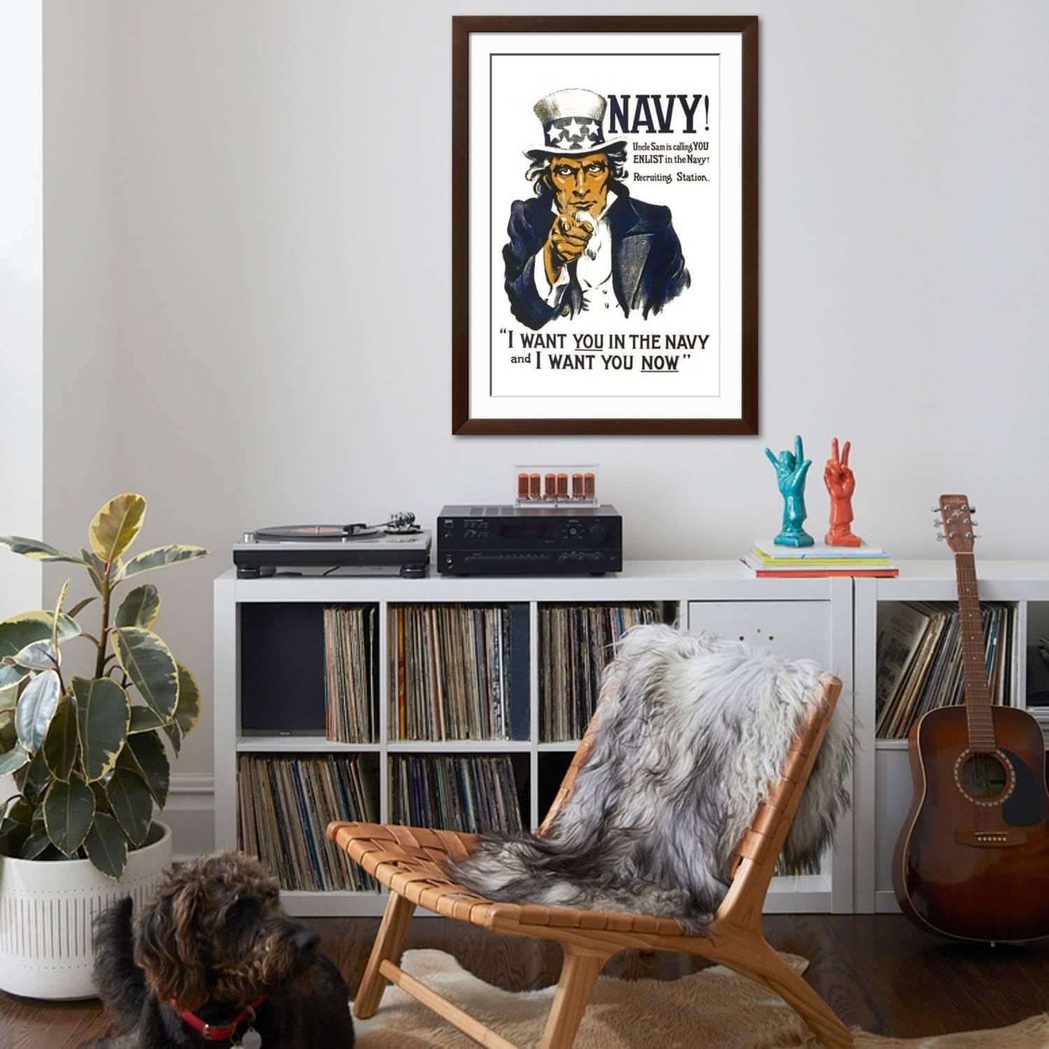 Amazon.com: ART.COM Wall Art Print US Navy Vintage Poster - I Want