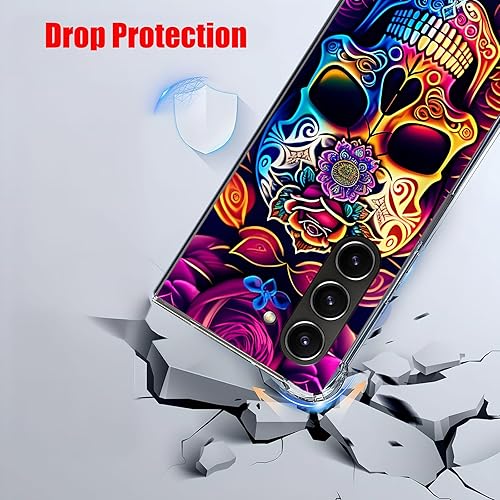Miniatura 7 de Funda para Galaxy Z Fold 5, diseño colorido del universo cielo, a prueba de golpes, de cuerpo completo, resistente a los arañazos, para Samsung