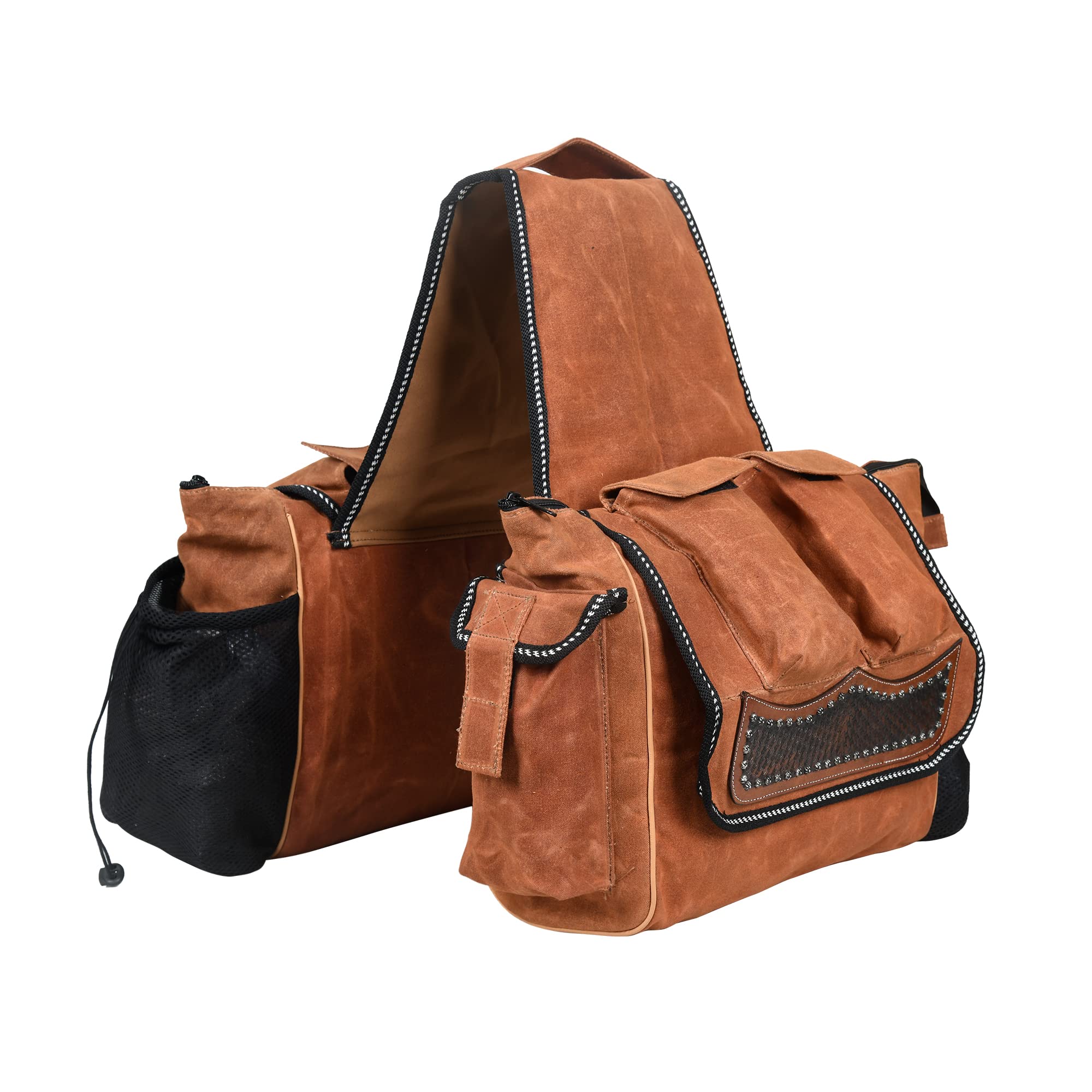 SIE Heavy Duty Waxed Canvas Saddle Bags