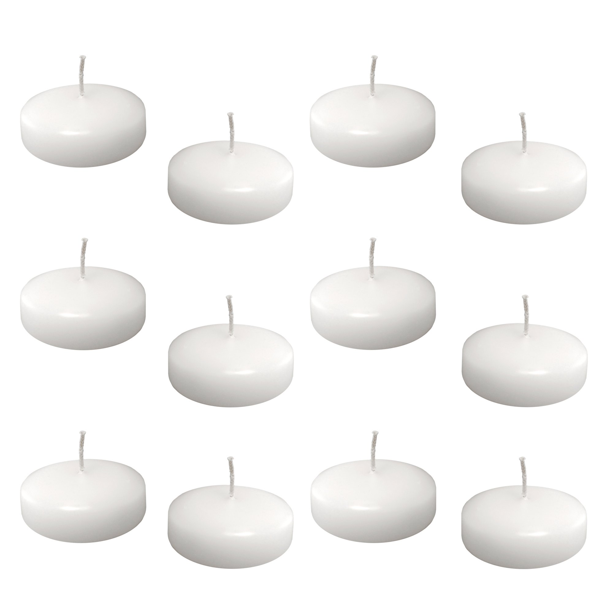 LumaBase Floating Wax Candles, 3