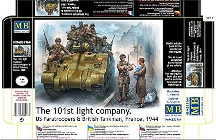 Amazon.com: Master Box 101 Light Company US Paratroopers and