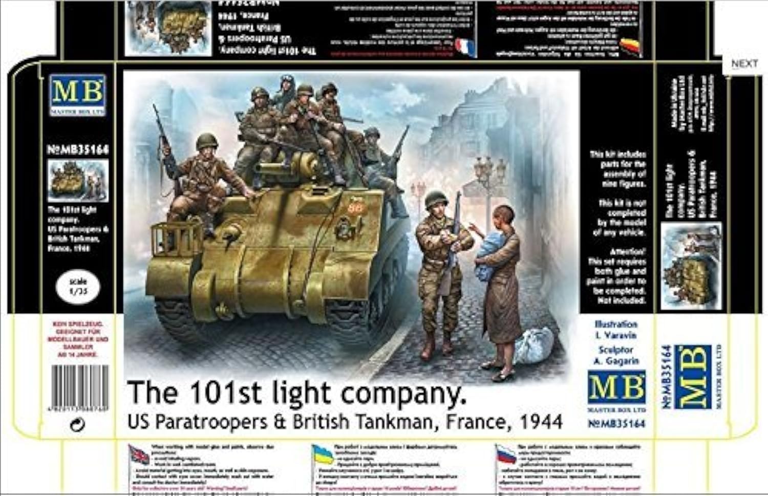 Amazon.com: Master Box 101 Light Company US Paratroopers and