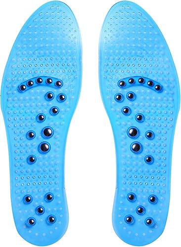 Plantillas para pies, 18 plantillas magnéticas, sandalias de reflexología, terapia de pies, plantilla de masaje para aliviar el dolor, plantillas