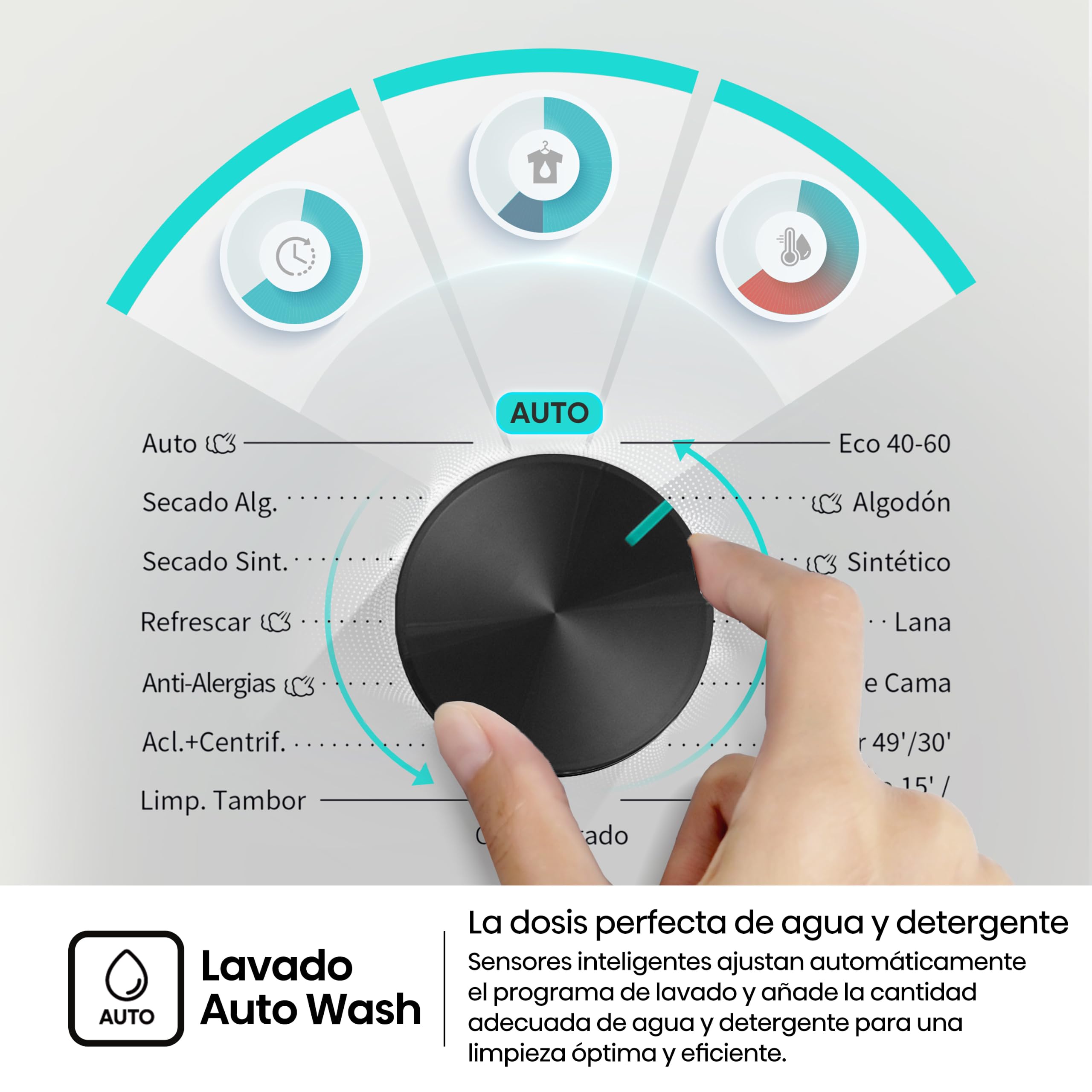 Hisense WD1I9042BTF2 - Lavasecadora 9 kg/5 kg, Fondo 47cm, 1400 rpm, Lavado y Secado 59', Dispensador Automix, Programa Lavado Auto, Función Antiarrugas, Lavado Pure Jet, Función Vapor 99,9%, Silver