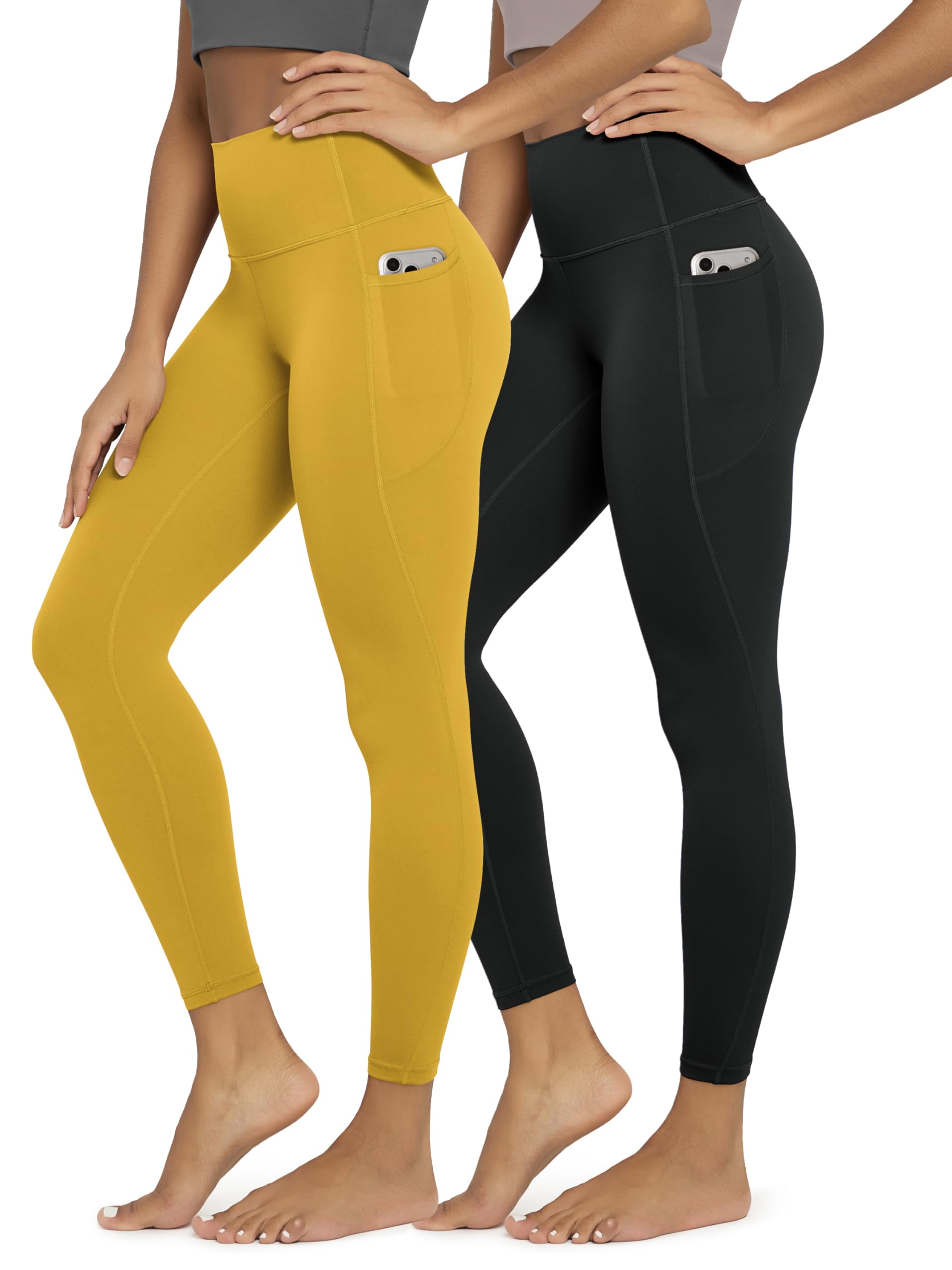 ODODOS 2-Pack Buttery Soft Lounge Yoga Leggings