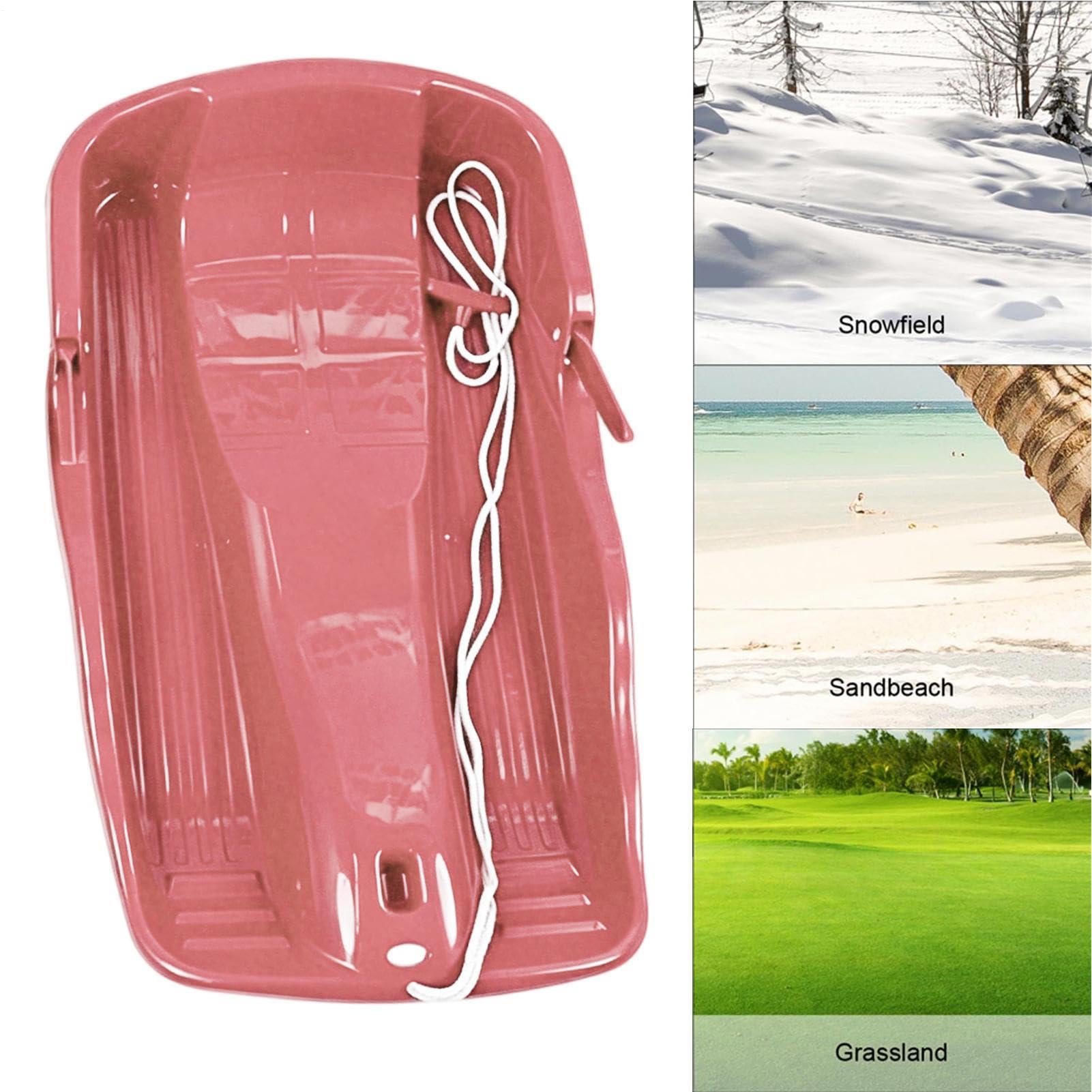 Pattino da neve con impugnatura ergonomica per l'inverno | Snowboard per bambini, unisex, per attività all'aperto, fiumi, laghi, sci, gioco di sabbia, Natale