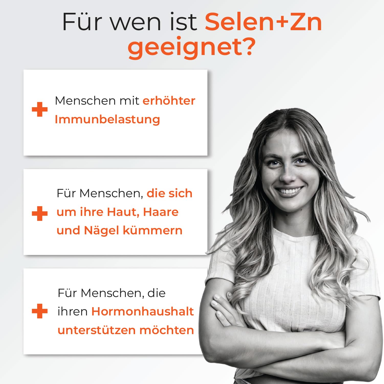 Selen + Zink - Hochdosiert 220 µg Selen mit 20 mg Zink - 3er-Pack - Aus Selenhefe - Für Immunsystem & Haut Haare Nägel - 180 Kapseln - Laborgeprüft - Dr.AD Smart - GMP Qualität