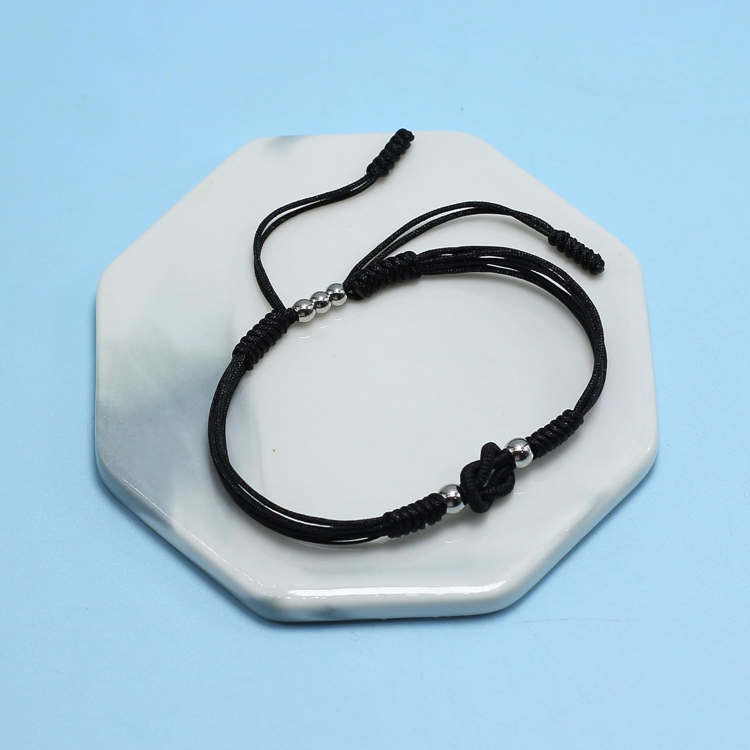 LAMIBEE Infinity Surfer Friendship Bracelet, Forever Love and Friendship with Multicolor Color, Lucky Tibetan Knot Protection String Woven - Image 3