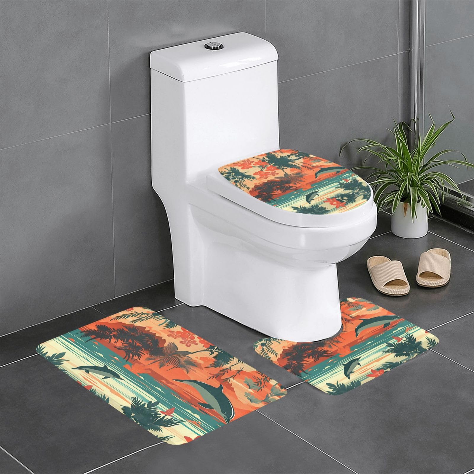 Tapis de salle de bain 61 x 40,6 cm facile à nettoyer et sûr