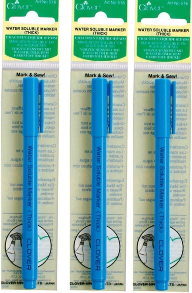 Water Soluble Marker Thick Point-Blue