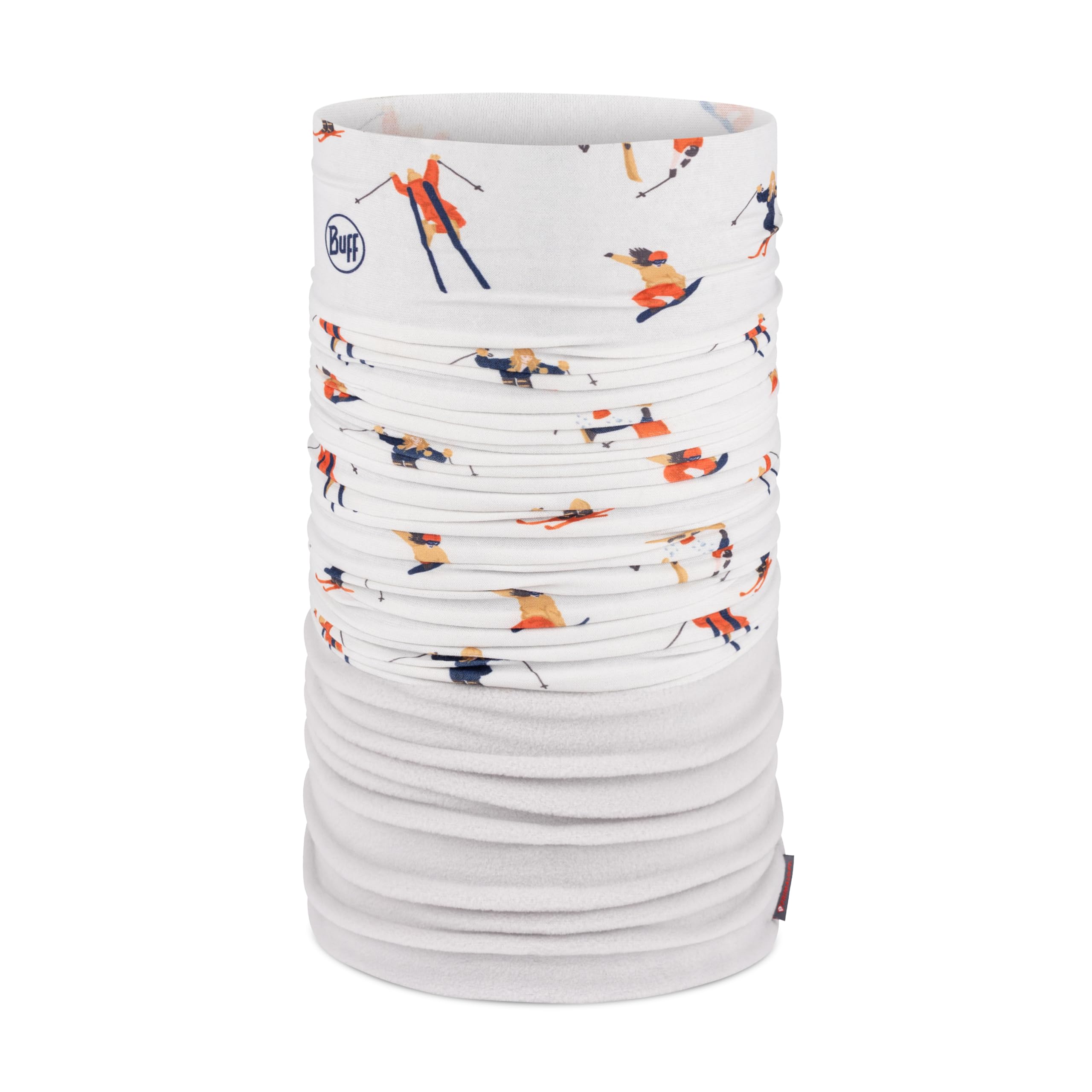 Buff| Braga de cuello Polar Multifucional, Calida, Forro, Comoda, Sueve Hombre Mujer Talla única Ecru