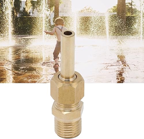 Miniatura 7 de TOPINCN BrassSprinkler Spray Head for Garden Parks Pond Decoration Resistant Multiple Fountain Nozzles (2 Minutes 14)