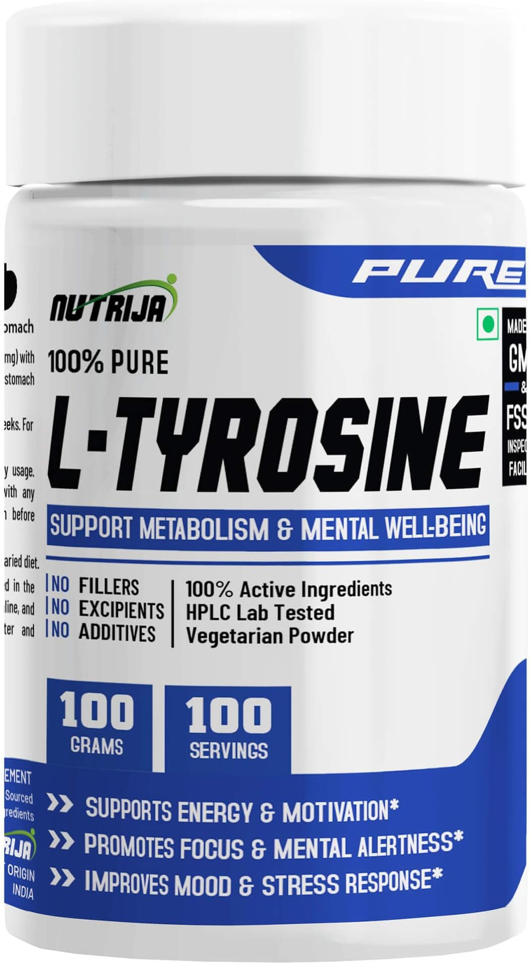 Nutrija-L- Tyrosine 100 grams
