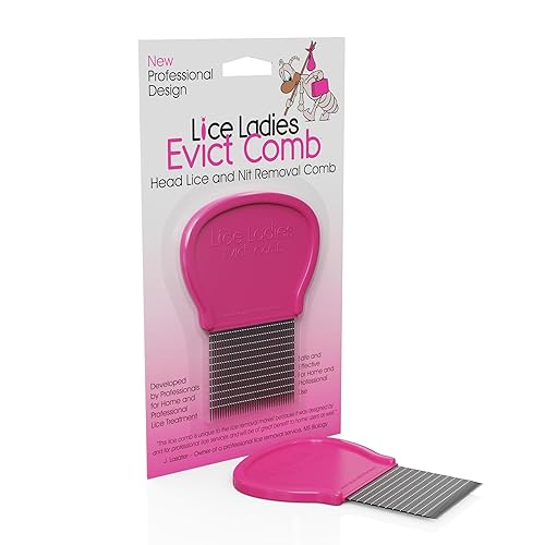 Miniatura 3 de Peine para piojos y liendres - Eliminación eficiente de piojos y liendres | Peine para piojos seguro para todo tipo de cabello | Dientes de acero