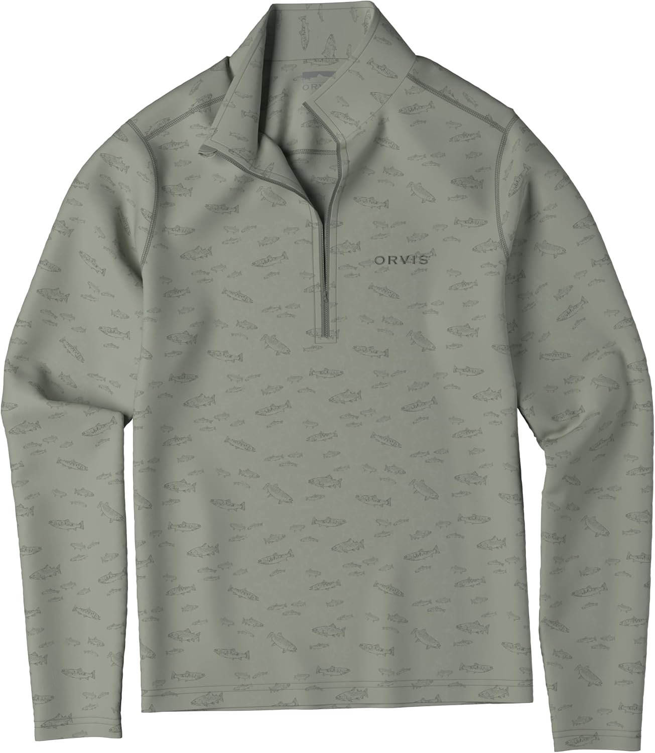 Orvis Sun Defense Quarter Zip Knit Shirt for Men, Athletic Fit, UV Protection, Lightweight Outdoor Apparel for Sun Defense