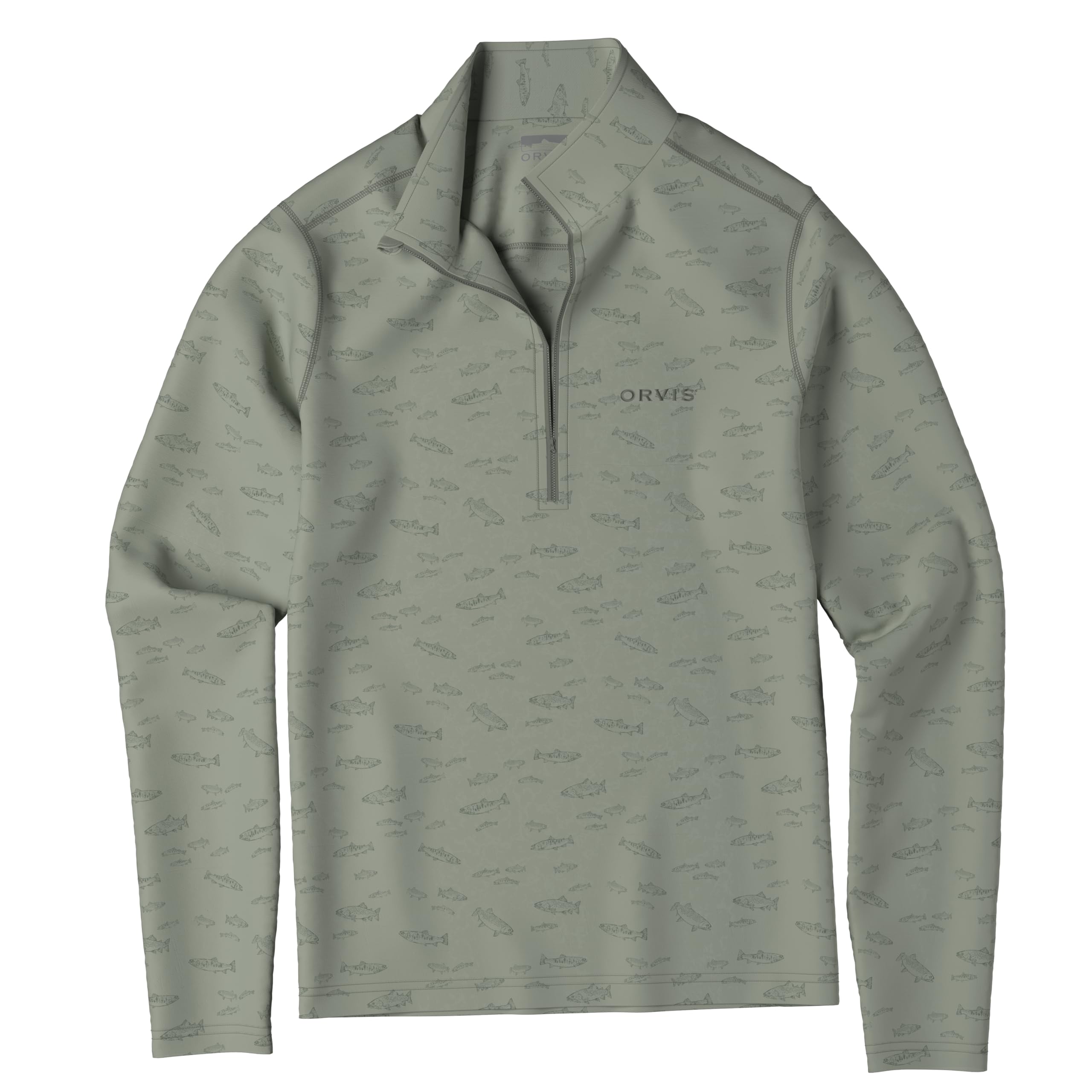 Orvis Sun Defense Quarter Zip Knit Shirt for Men, Athletic Fit, UV Protection, Lightweight Outdoor Apparel for Sun Defense