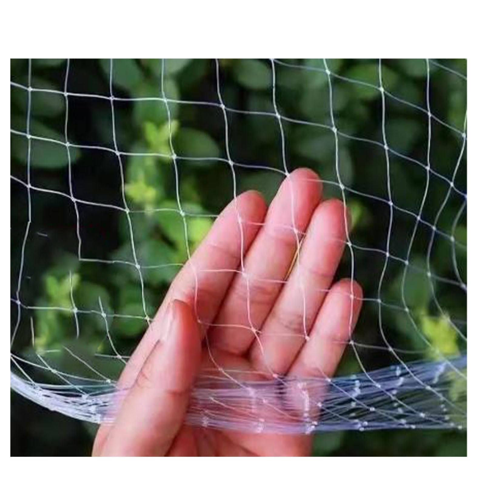 Malla Antipajaros, Red Invisible para Cazar Pajaros, Red Antipajaros para Arboles Huerto y Frutales, Red de Nylon, Malla de 2,5cm, Evitar Que Las Palomas Entren a la Terraza (Color : 2cm, Size : 10m