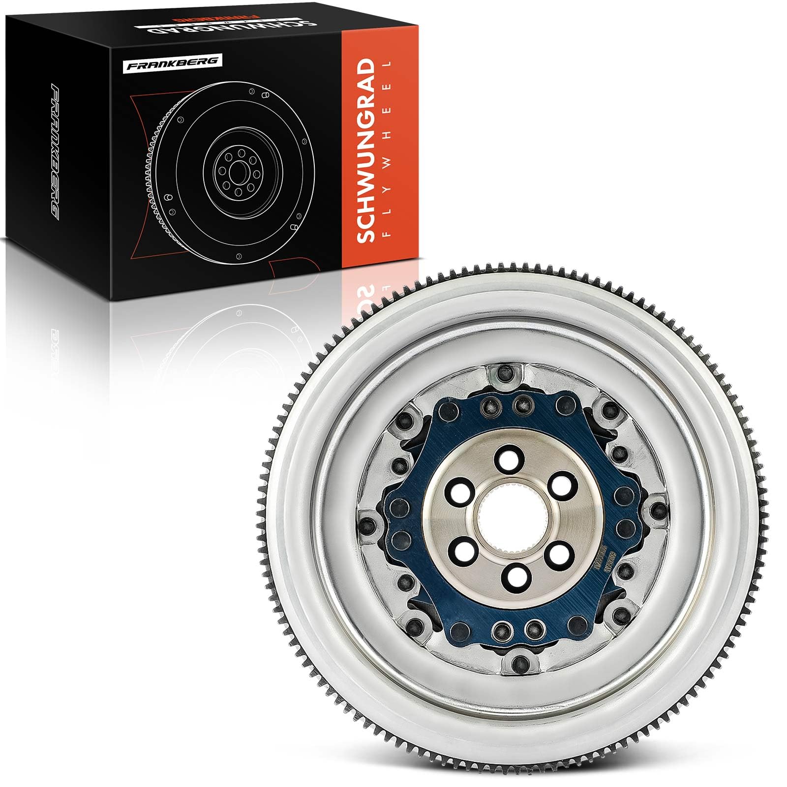 Frankberg 1x Volant Bimasse Compatible avec A3 8P1 2.0L Diesel 2003-2012 Golf VI 5K1 2.0L Diesel 2008-2013 P.assat 362 2.0L Diesel 2010-2014 Remplacer# 04L105266AG