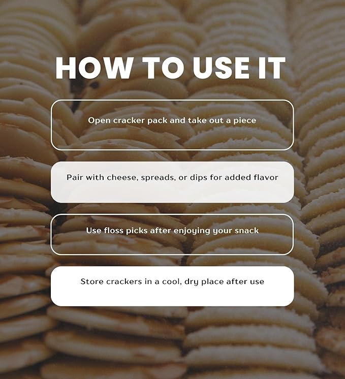 Pack 3x Galletas Firehook Sal Marina 5.5 oz con Palillos Dentales miniatura 4