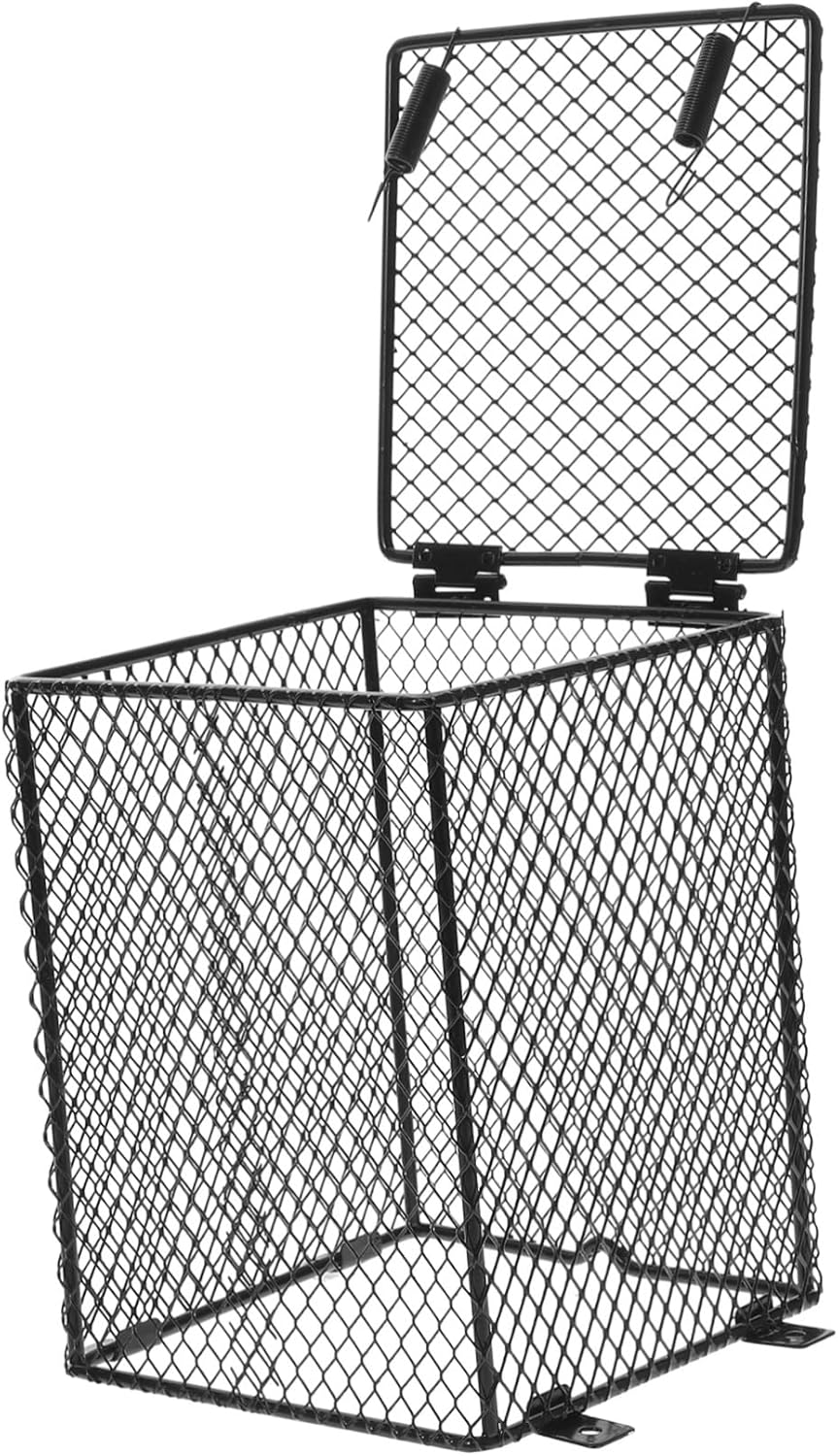 3pcs Pet Cage Heating Lamp Protective Cover Mesh Shade for Reptile Heat Light for Parrots Turtles and Animals Easy Installation Safe Use