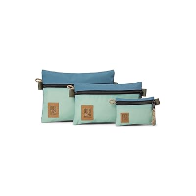 Topo Designs Accessory Bag Bundle Luggage Stone Blue/Ash Green, Nylon