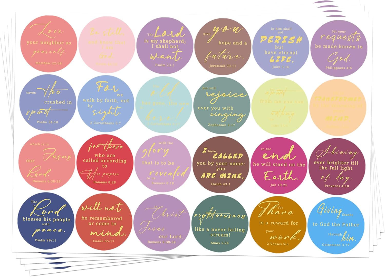 Amazon.com: 720 Bible Verse Stickers,Scripture Stickers with Bible ...