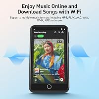 AGPTEK WLAN MP3 lejátszó Bluetooth 3,5" érintőképernyő Android 8.1 Spotify Deezer 4