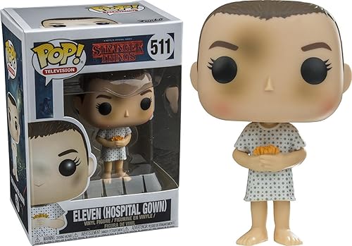 Miniatura 8 de POP [Stranger Things - Eleven in Hospital Gown Funko Figura de vinilo (paquete con funda protectora de caja compatible), multicolor, 3.75 pulgadas