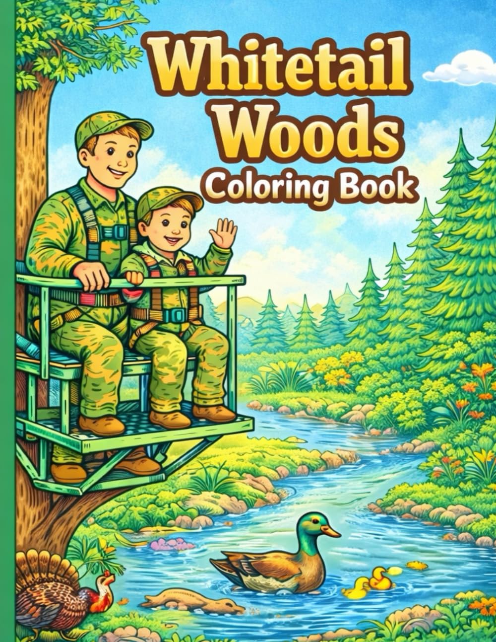Whitetail Woods Coloring Book