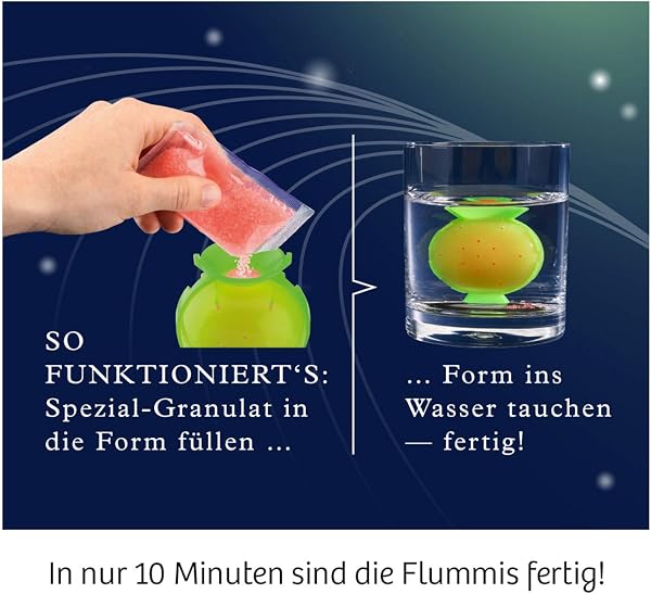 KOSMOS 654108 Fun Science - Nachtleuchtende Flummi-Power, Stelle 20 kunterbunte Power-Bälle her, Experimentierset für Einsteiger, Experimentierkasten, Flummi DIY - 2
