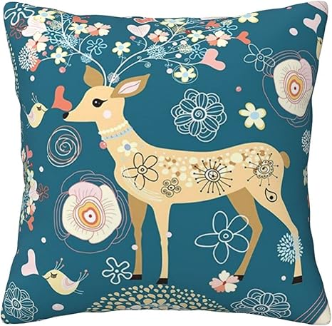 Amazon Co Jp 素晴らしい花鹿 枕カバー おしゃれ 抱き枕カバー 四季 ピローケース 腰枕 座布団カバー 人気 寝具 装飾 抱き枕 洗える ホーム キッチン