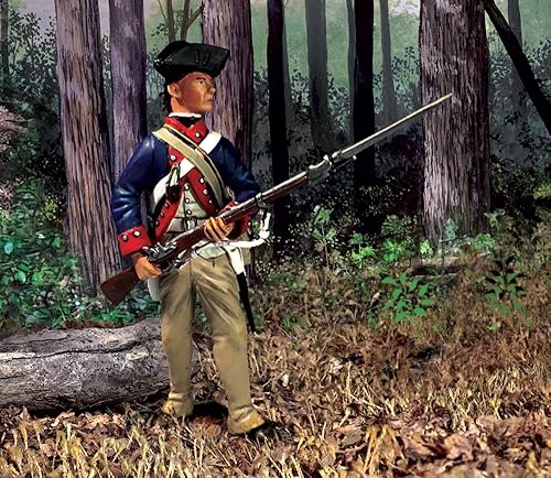 Miniatura 3 de W. Britains American Revolution 16051 Continental Line Defendiendo No.2 Escala 1:30 Peltre