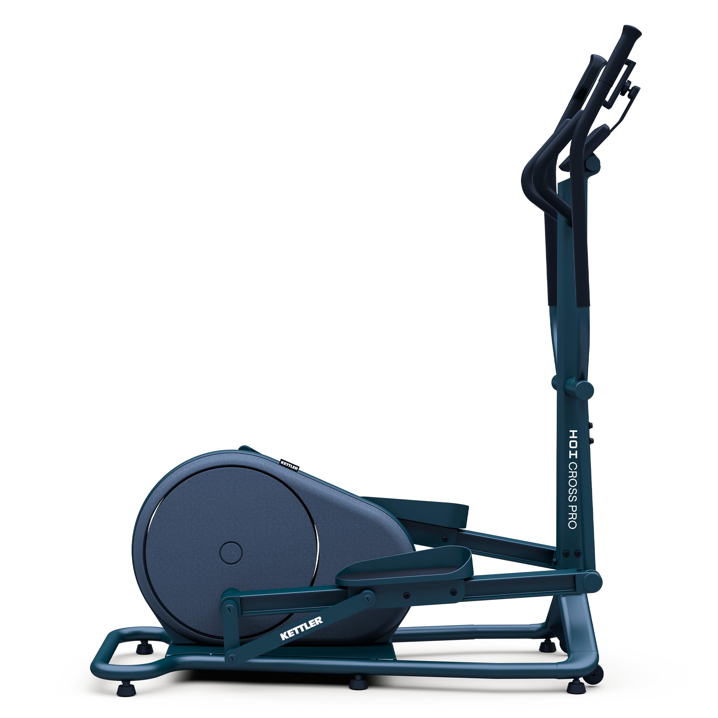 Kettler HOI Cross Pro Crosstrainer, Elektromagnetisch, 161x58x168cm, 150 kg Belastbarkeit, 48 cm Schrittlänge, 7 Zoll Display