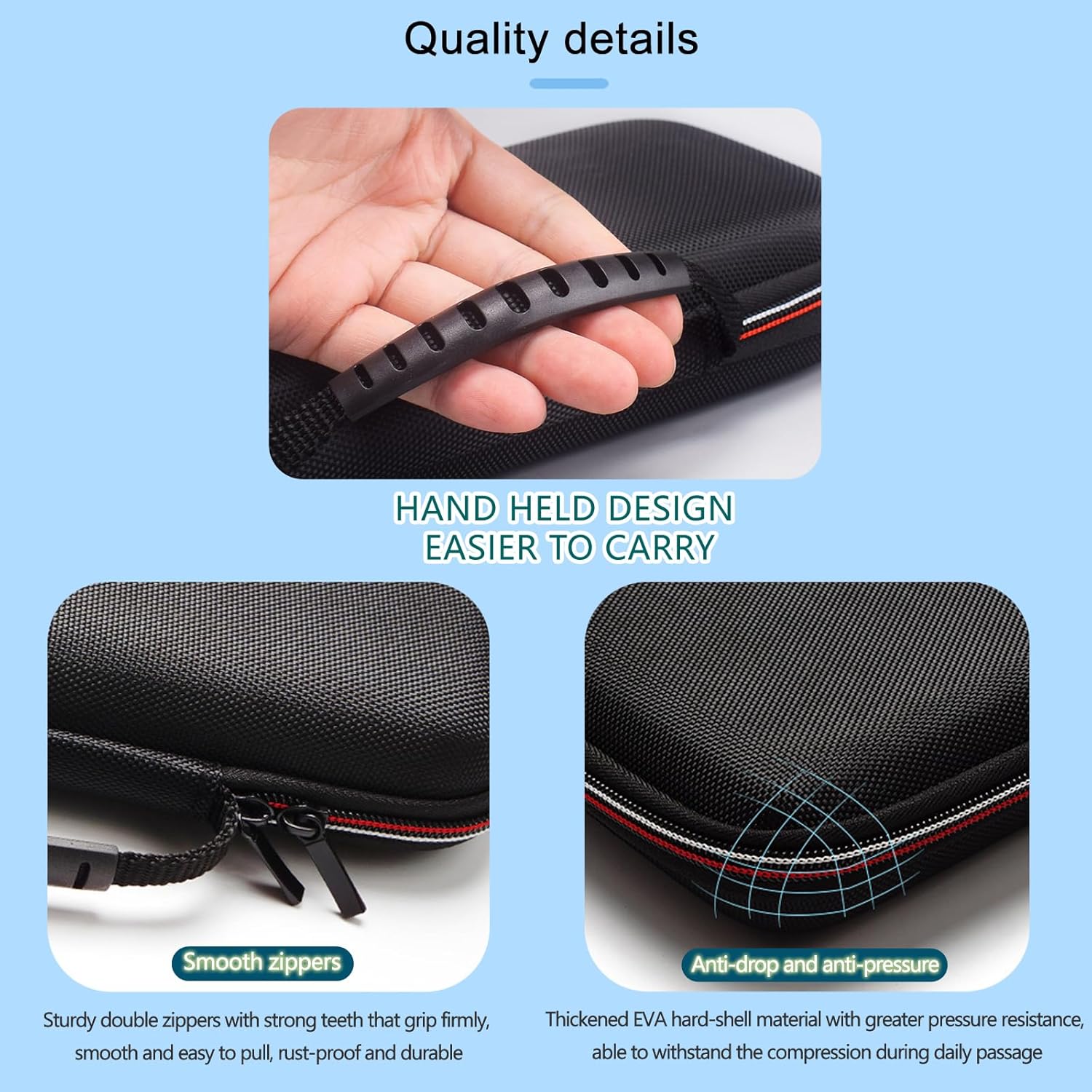 TOSAXSC 10-in-1 Accessories Bundle for Nintendo Switch 2, Hard Shell Travel Carrying Case with Large Capacity, Dockable Protective Cover and 2 Screen Protectors, 4 Thumb Grips,Protective Gaming Accessories for Switch 2 - Image 2