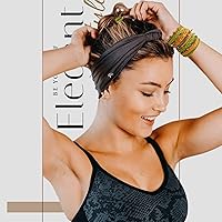 Vista 40 de Lazos para el cabello para mujeres y niñas, 20 pulseras bohemias de doble uso y liga para el cabello grueso, colas de caballo, sin daños, sin