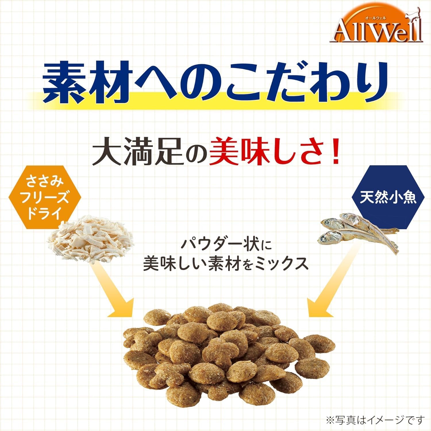 [吐き戻し軽減] キャットフード ドライ [健康免疫サポート] フィッシュ 4.0kg (500g&times;8袋)【国産/小分けパック/ケー