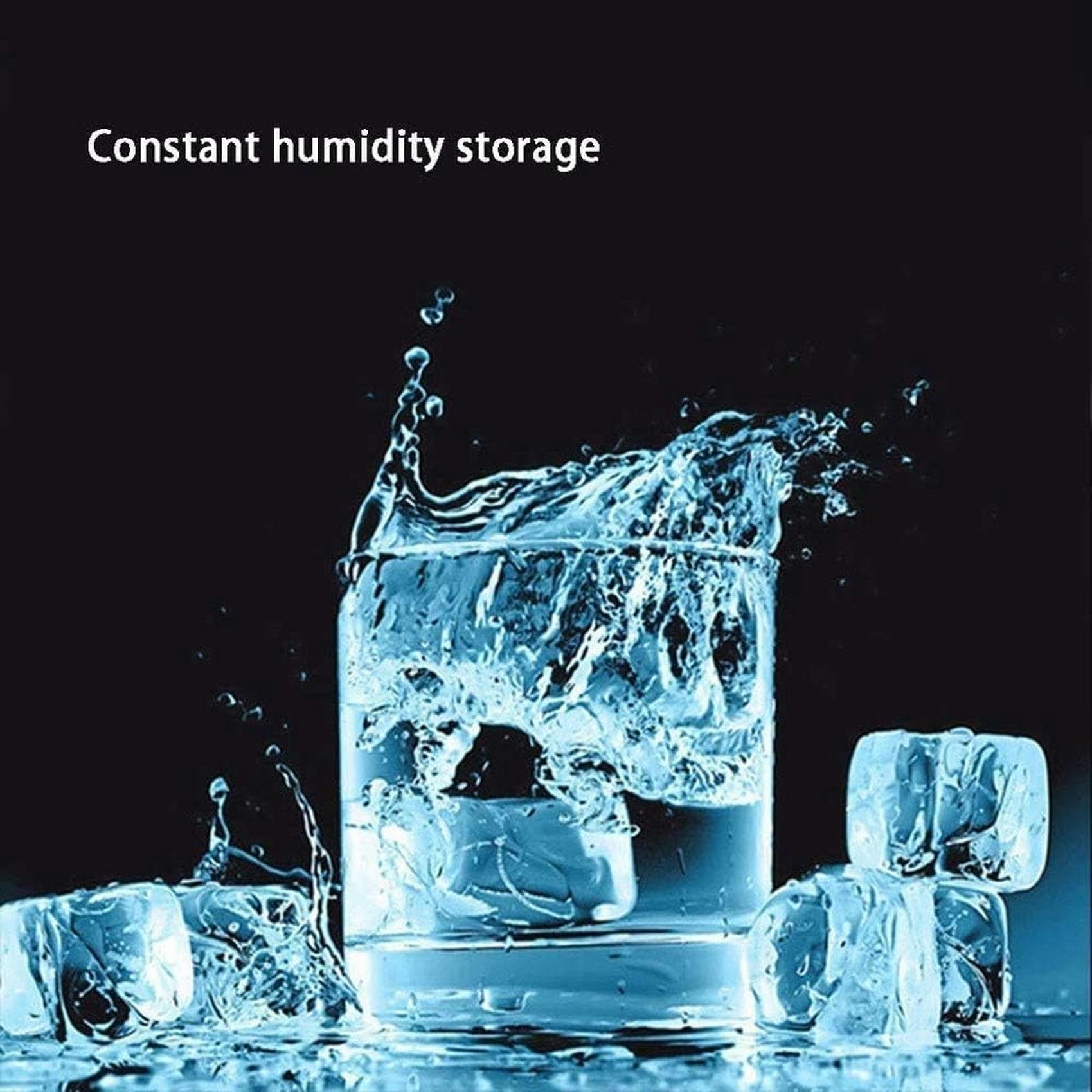 Gabinete con termostato Refrigerador de mostrador Independiente, Enfriador de Vino de Temperatura y Humedad Constante enfriado por Aire con Pantalla táctil Inteligente para vinos b