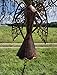 Handcrafted Rustic Angel Wind Chime – Recycled Metal Hanging Decor for Garden or Home