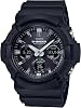 Casio G-Shock Mens Radio Solar Watch GAW-100 Series, all black