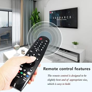 Universal Remote Control fit for LG Smart-TV,NO Voice Function and Flying Mouse Function