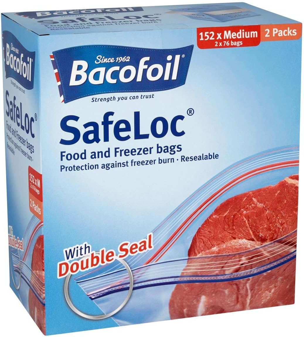 BacoFoil M264219C Safeloc Medium, 152 Count