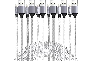 [Apple MFi Certified] Takagi Lightning Cable 6Pack for Fast Charging