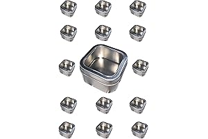 Airtight Food Storage Containers: Tiny Tins for Your Treat