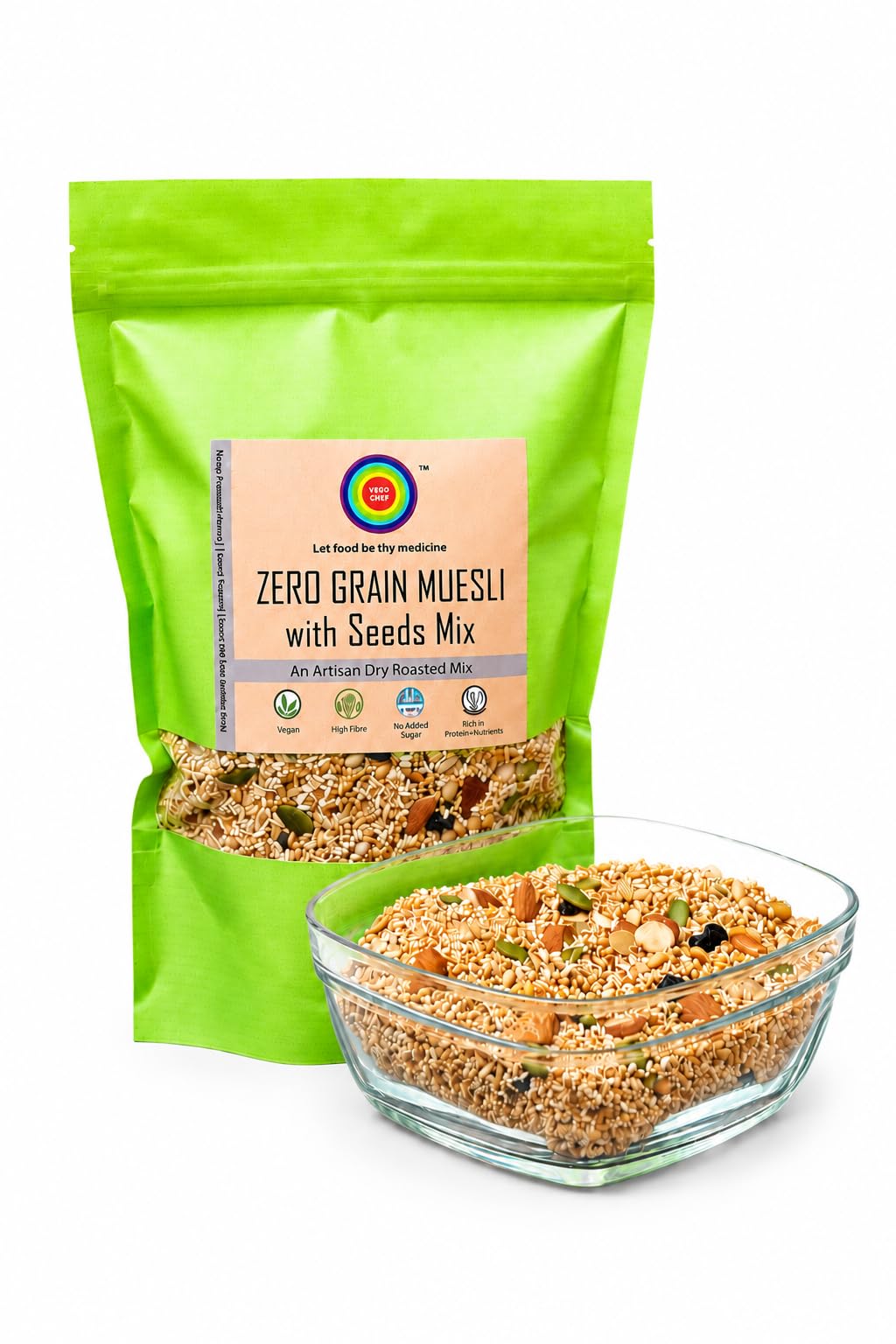 Millet Muesli Amaranth Seeds Muesli Zero Grain Muesli | | Sugar free | | Gluten Free | | Grain Free| | Healthy Breakfast Muesli - Pack of 250g.-image-33
