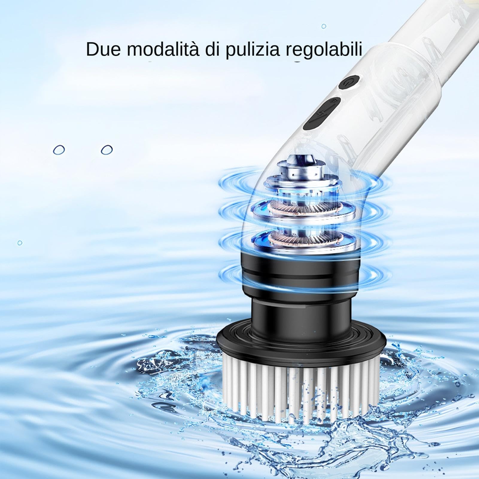 Cepillo eléctrico para limpieza de azulejos de bañera, cepillo eléctrico | giratorio con cabezales de limpieza reemplazables, cepillo eléctrico 10 en 1 para azulejos de bañera,