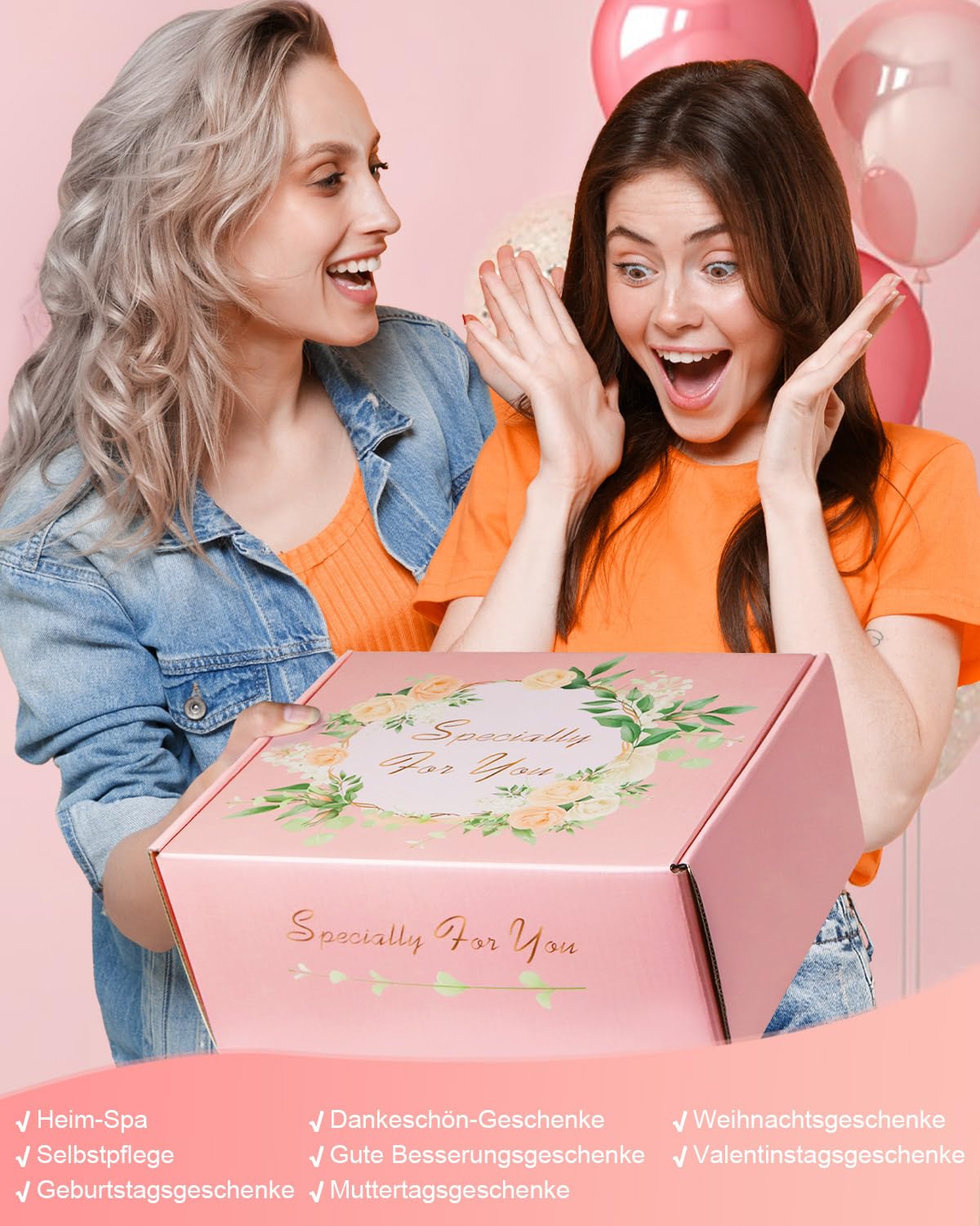 Geschenke für Frauen, Geburtstagsgeschenk für Frauen, Geschenk Freundin Geburtstag, Geschenkset für Schwester, Beste Freundin, Mama Valentinstag Muttertag Weihnachtstag