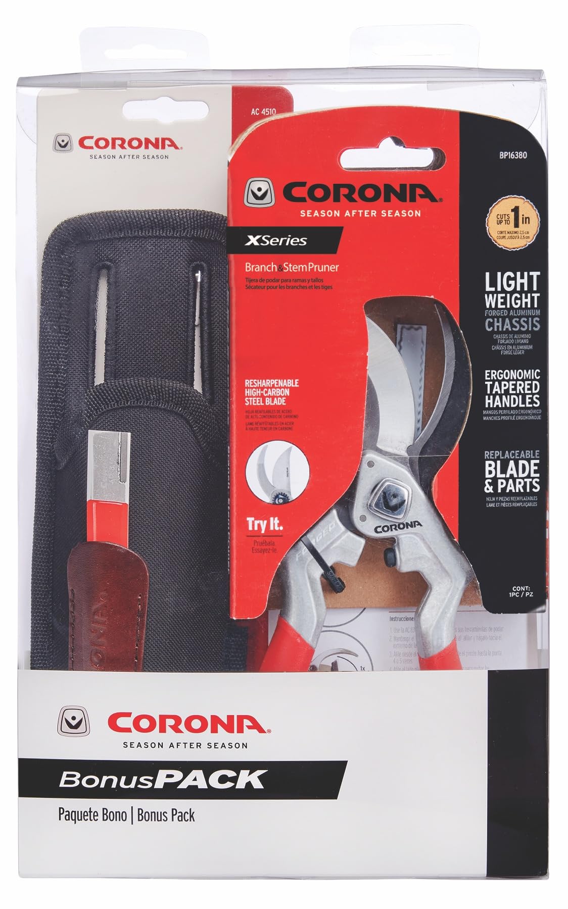 Kit de sécateur avec pochette pour entretenir facilement vos rosiers et arbustes