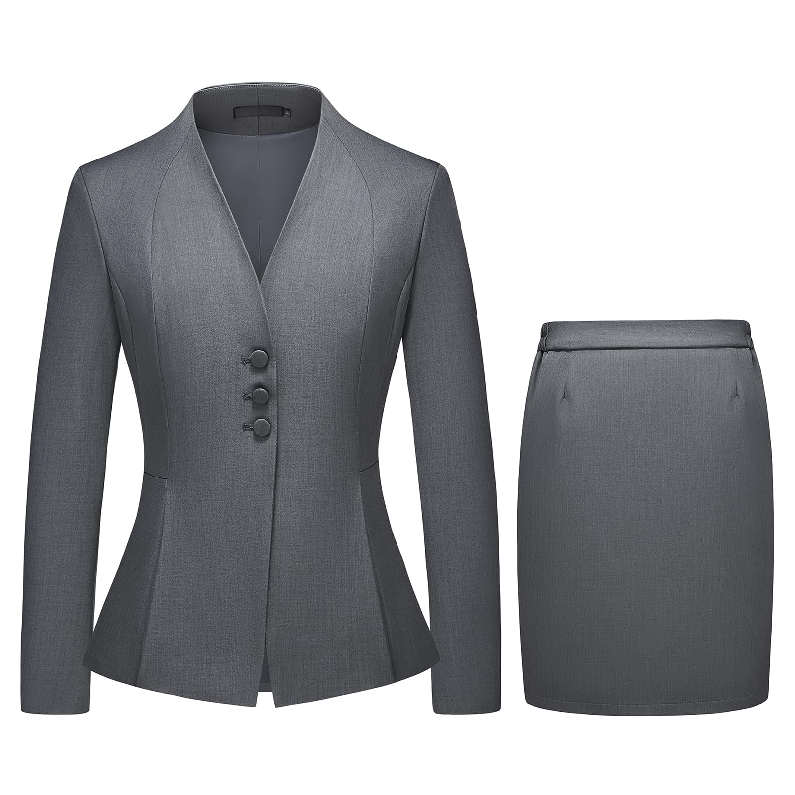 Womens Skirt Suit 2 Piece Set Business Office Suits for Women Dressy Professional Outfits