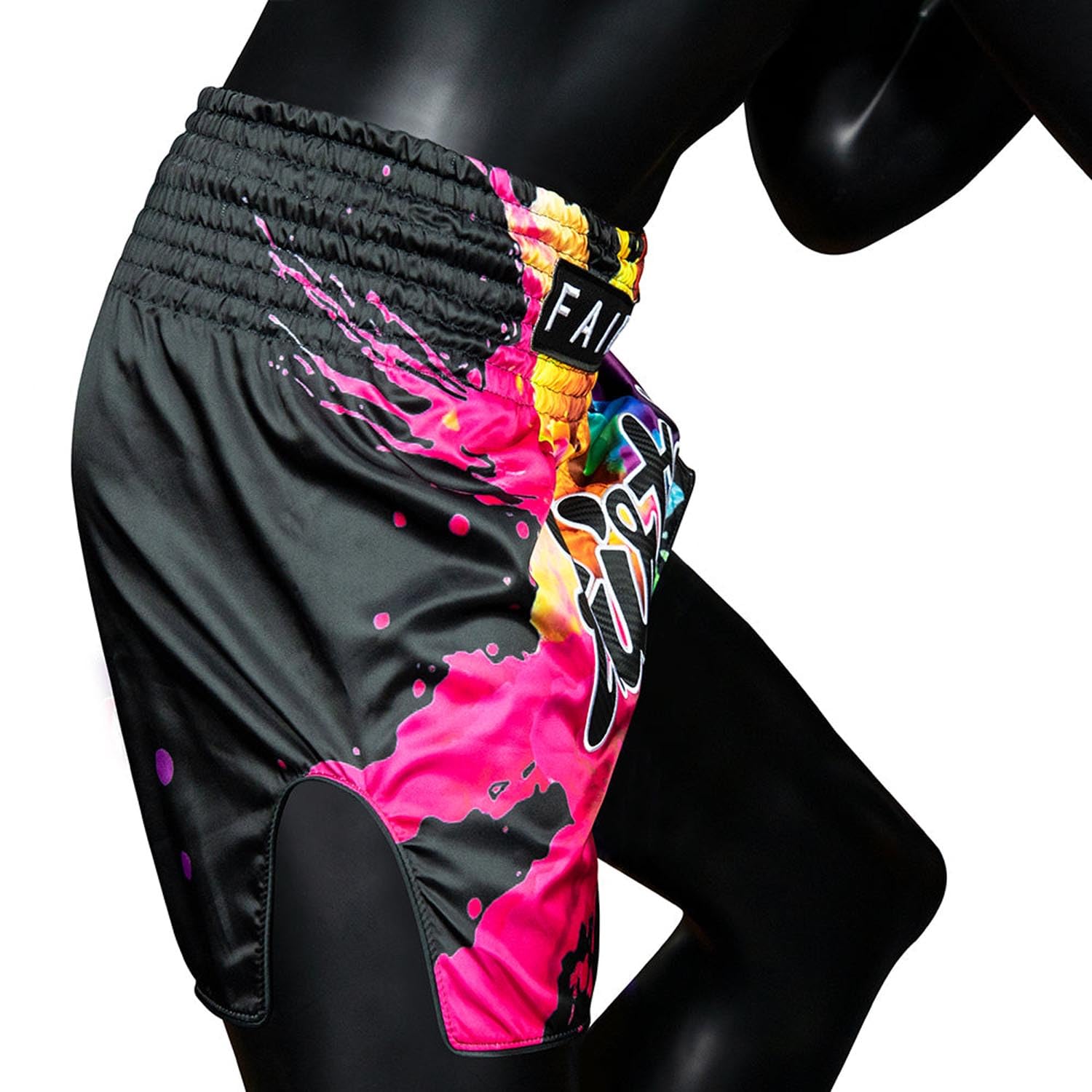 Fairtex Muay Thai Shorts, BS1940, Funky Soul, schwarz